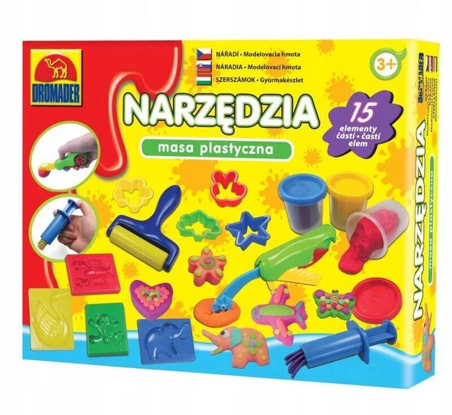 CIASTOLINA MASA PLASTYCZNA NARZĘDZIA/OWOCE AKCESORIA MIX_1