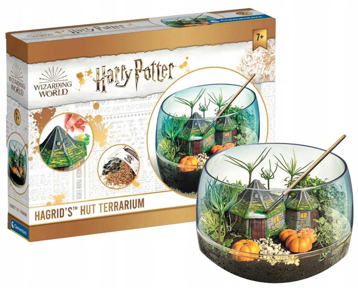 Chatka Domek Hagrida Terrarium Harry Potter Zrób To Sam 7+ Clementoni_1