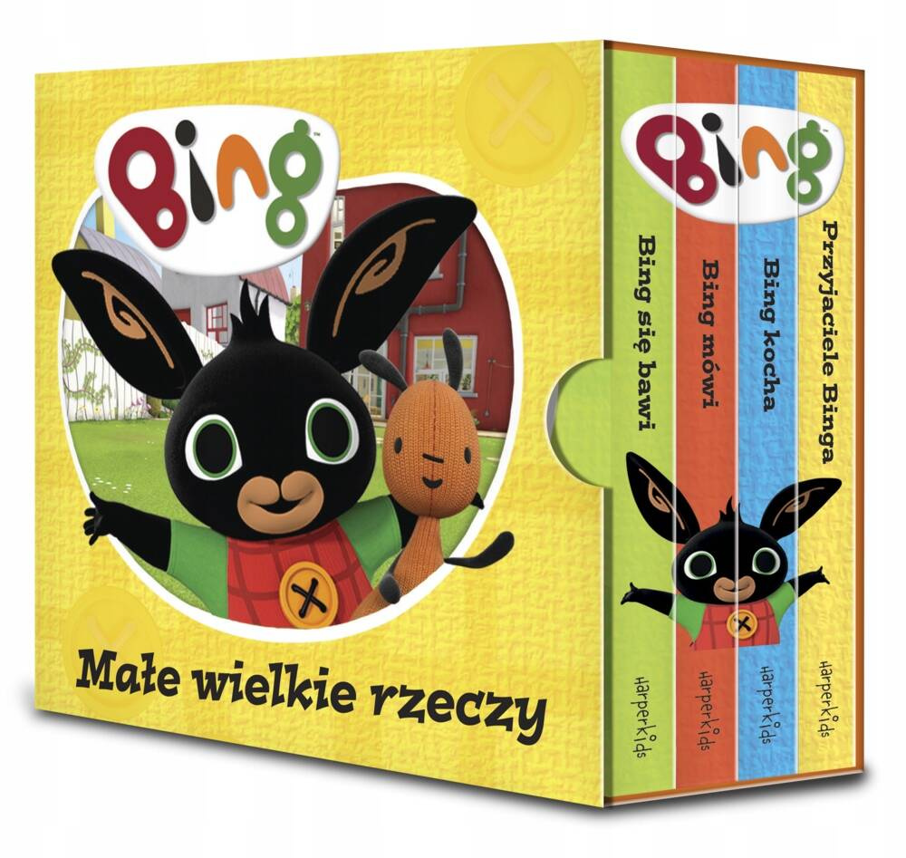 Bing Małe Wielkie Rzeczy Moja Pierwsza Biblioteczka 3+ HarperKids_1