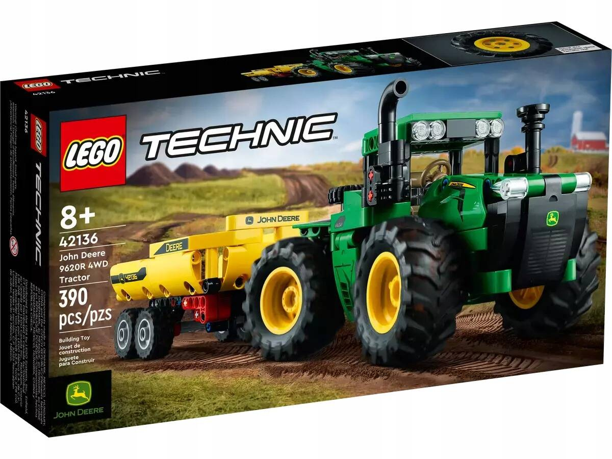 LEGO Technic Traktor John Deere 9620R 4WD 390el. 8+ 42136_1