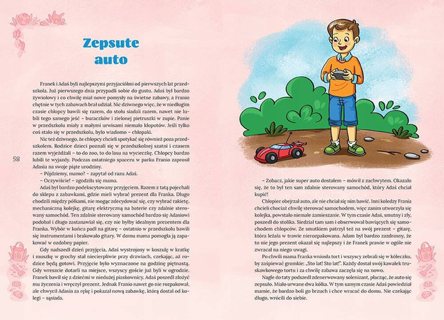 Mądre Bajki PRZYJAŹŃ 64 Strony W Kolorze 3w1 Bajeczki Dla Dzieci Greg (TW)_7