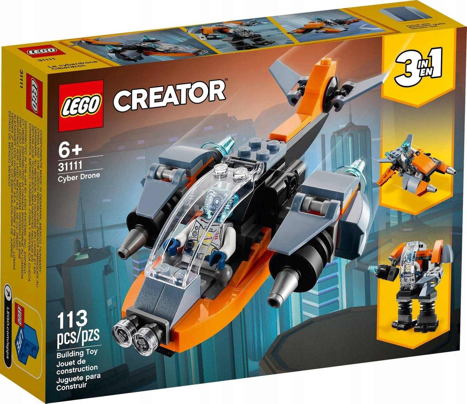 LEGO Creator 3w1 Cyberdron 31111_6