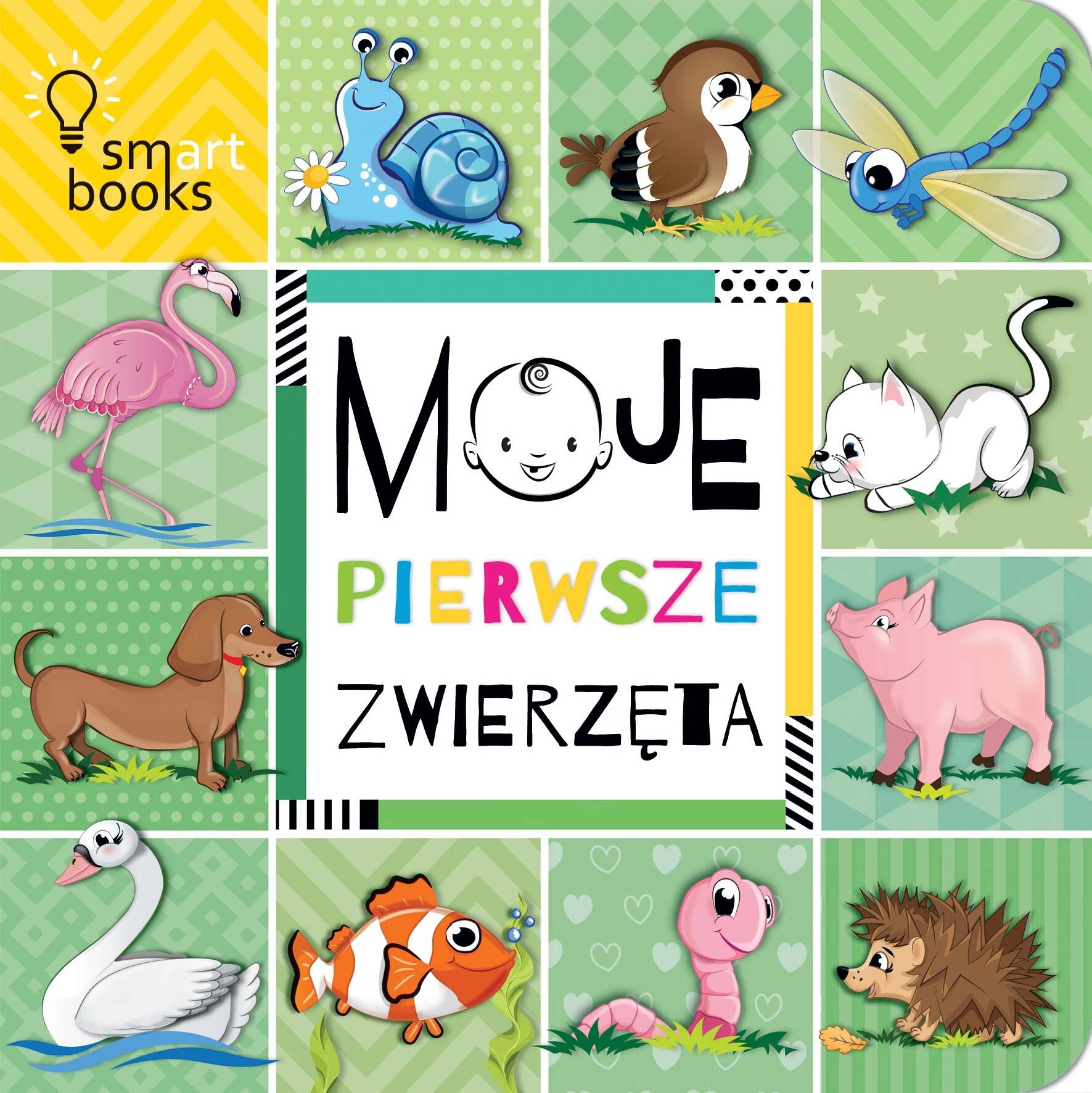 Moje Pierwsze Zwierzęta Książeczka Maluszka Nauka Mówienia 0+ SmartBooks_1