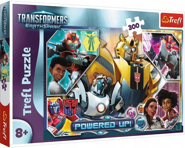 PUZZLE 300 W ŚWIECIE TRANSFORMERS SUPERBOHATEROWIE TREFL_2