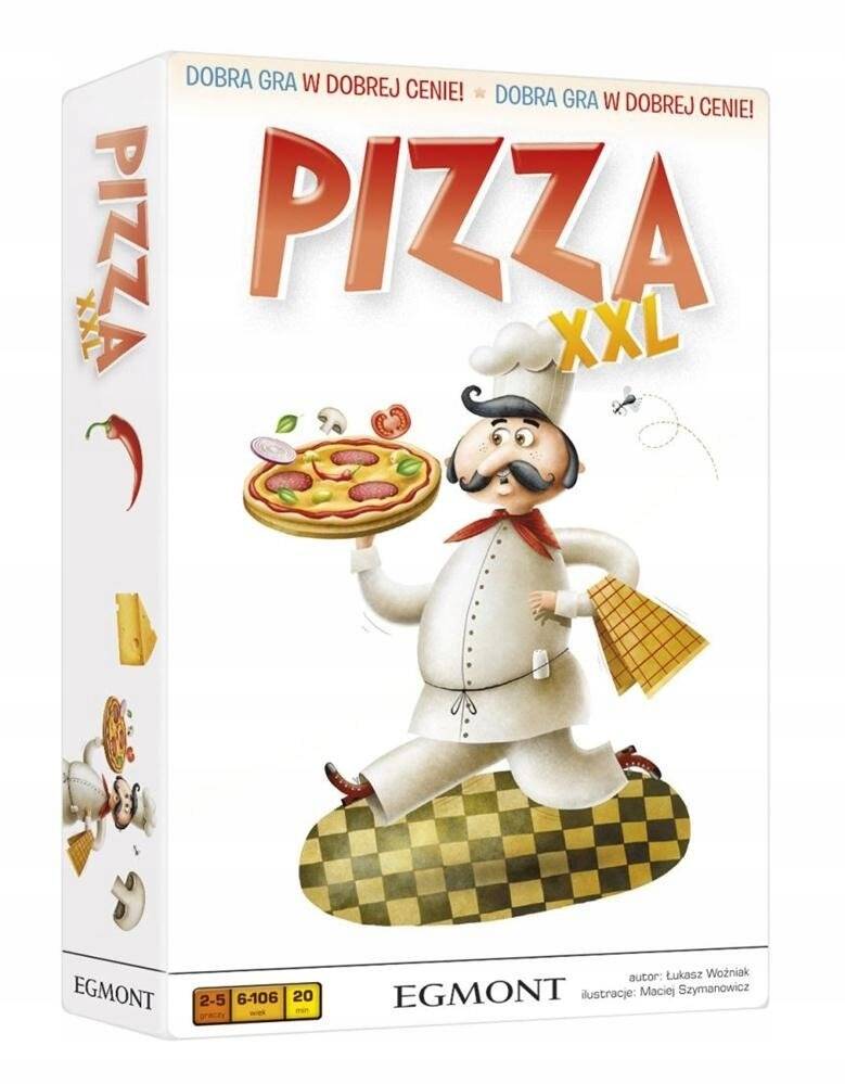 Pizza XXL Rodzinna Gra Planszowa Imprezowa Pamięciowa 6+ Egmont 4190_1