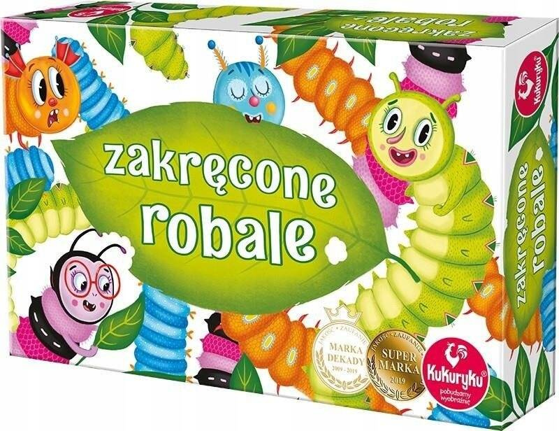 Zakręcone Robale Gra Planszowa Dla Dzieci Rodzinna 5+ Kukuryku 63834_1