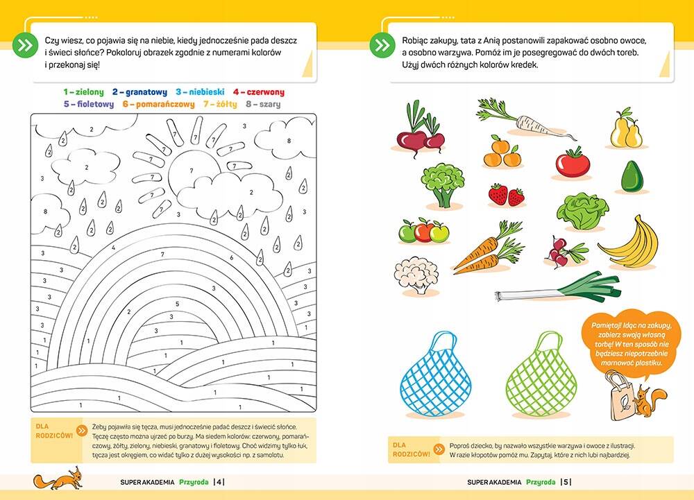 Super Akademia 4-Latka Przyroda Zadania Zagadki Ćwiczenia Greg_3