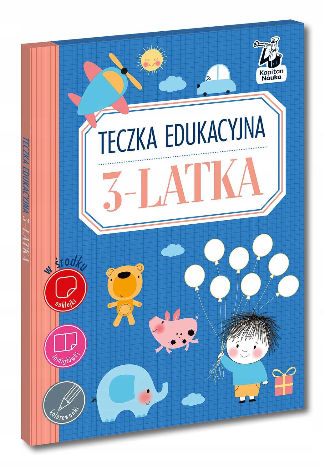 Teczka Edukacyjna 3-Latka 3+ Kapitan Nauka_1