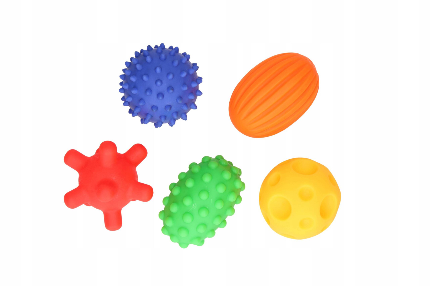 Mom's Care Piłeczki Sensoryczne Sensorky Do Masażu 5szt 0M+ Hencz Toys_2