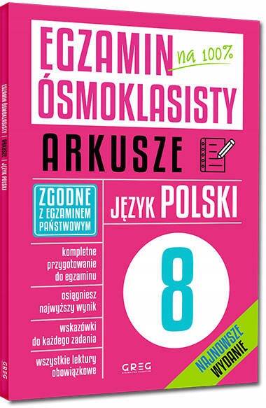 3x EGZAMIN ÓSMOKLASISTY ARKUSZE MATEMATYKA POLSKI ANGIELSKI_2