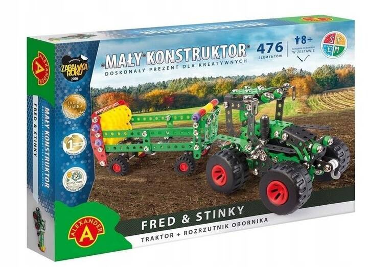 Mały Konstruktor Traktor Model Do Montażu 476EL. 8+ Alexander 1933_1