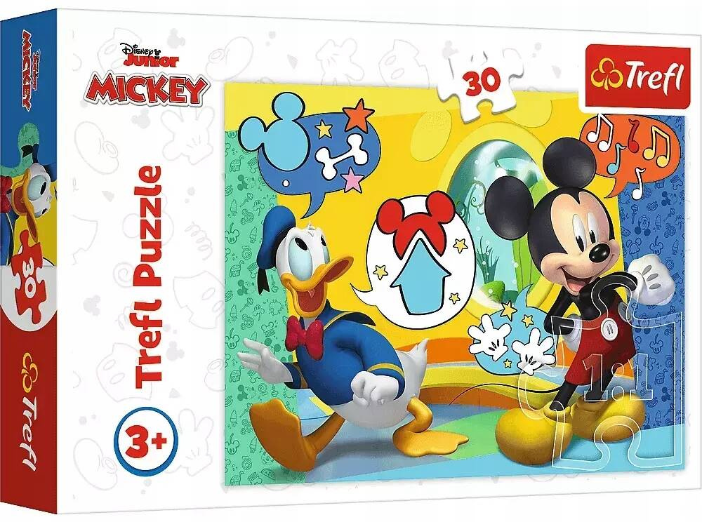 Puzzle 30 Układanka Mickey MYSZKA MIKI Kaczor Donald Disney 3+ Trefl_2