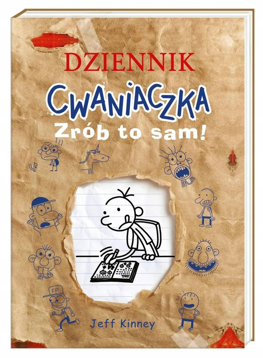 Dziennik Cwaniaczka Zrób To Sam! Jeff Kinney 6+ Nasza Księgarnia_1