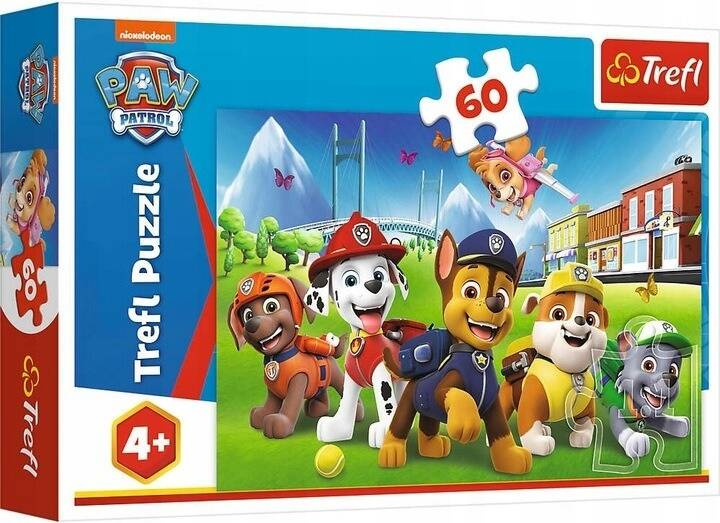 Trefl Puzzle 60 Psi Patrol na polanie 17375_2