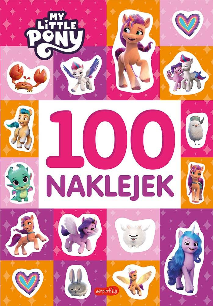 My Little Pony 100 Naklejek Łamigłówki 3+ HarperKids_1