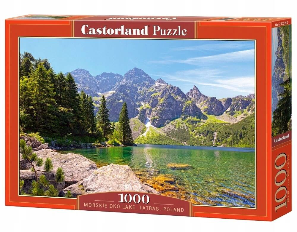 Puzzle 1000 Układanka Góry JEZIORO Morskie Oko Krajobraz 9+ Castor_2