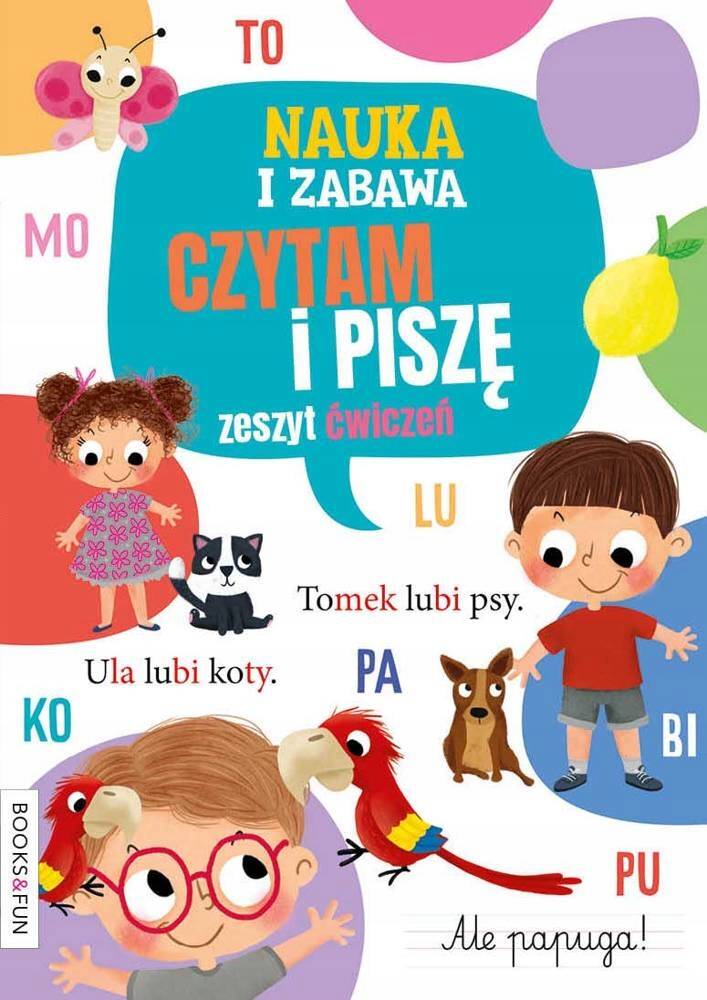 Nauka I Zabawa Czytam I Piszę Zeszyt Ćwiczeń BooksAndFun_1