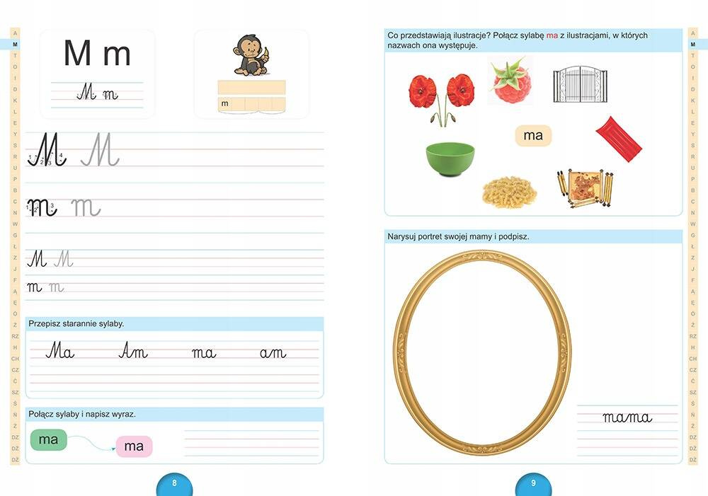 Elementarz Ćwiczenia W Czytaniu I Pisaniu 3w1 Zabawa Pisanie Czytanie Greg_2