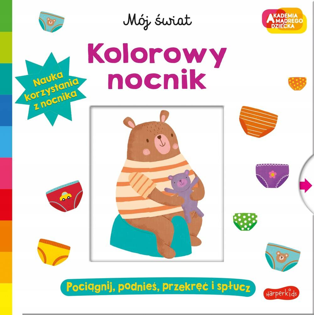 Kolorowy Nocnik Akademia Mądrego Dziecka Mój Świat 3+ HarperKids_1