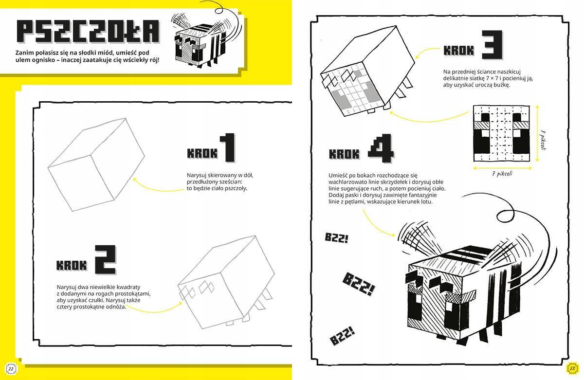 Minecraft Jak To Narysować Oficjalny Przewodnik 7+ HarperKids_2