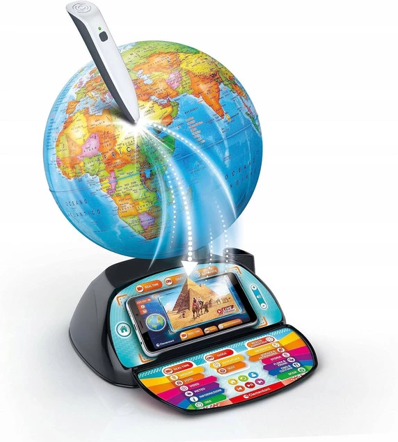 INTERAKTYWNY GLOBUS EDUGLOBUS DIGITAL + APLIKACJA NAUKA ZABAWA CLEMENTONI_2