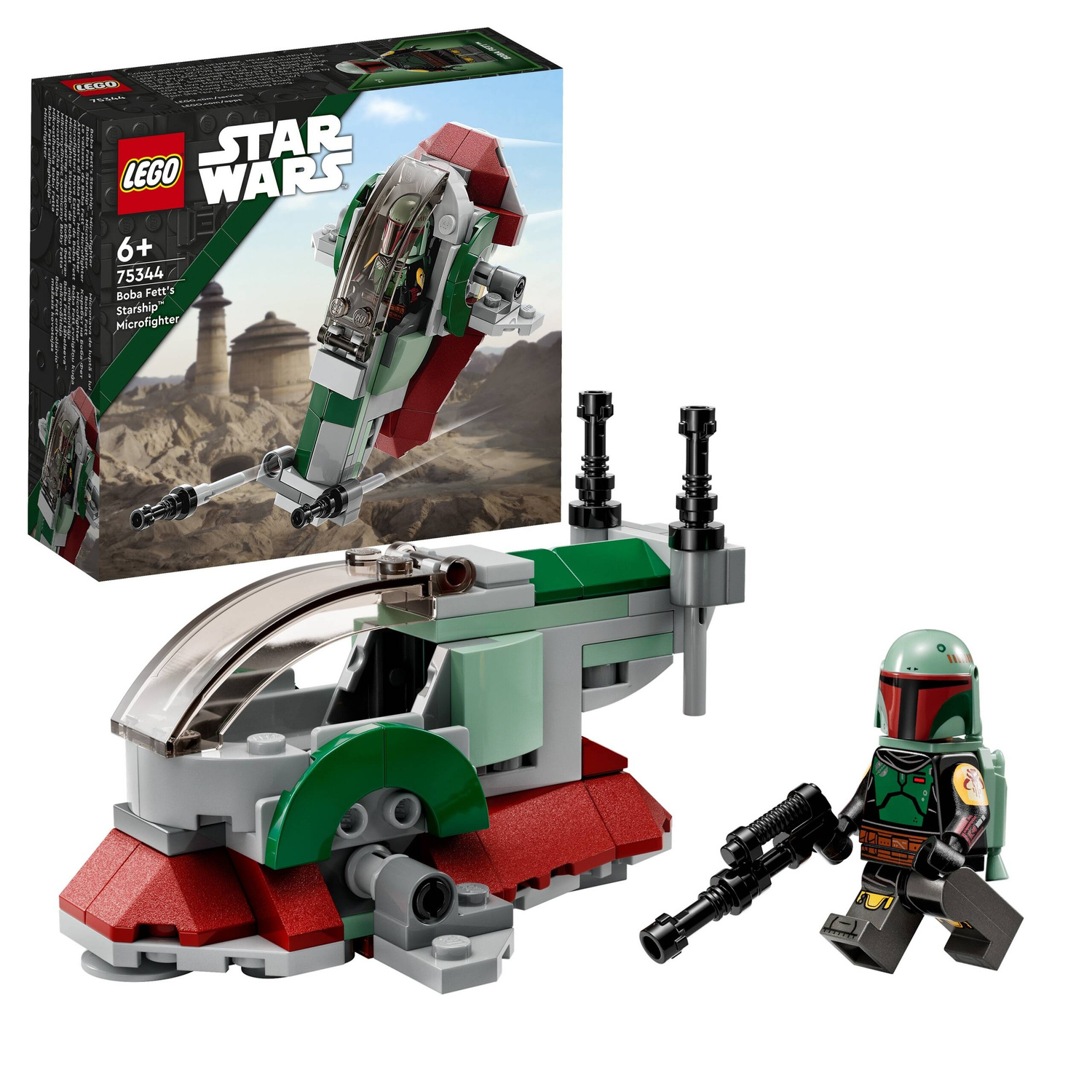 LEGO Star Wars Mikromyśliwiec Kosmiczny Boby Fetta 85 el. 6+ 75344_1