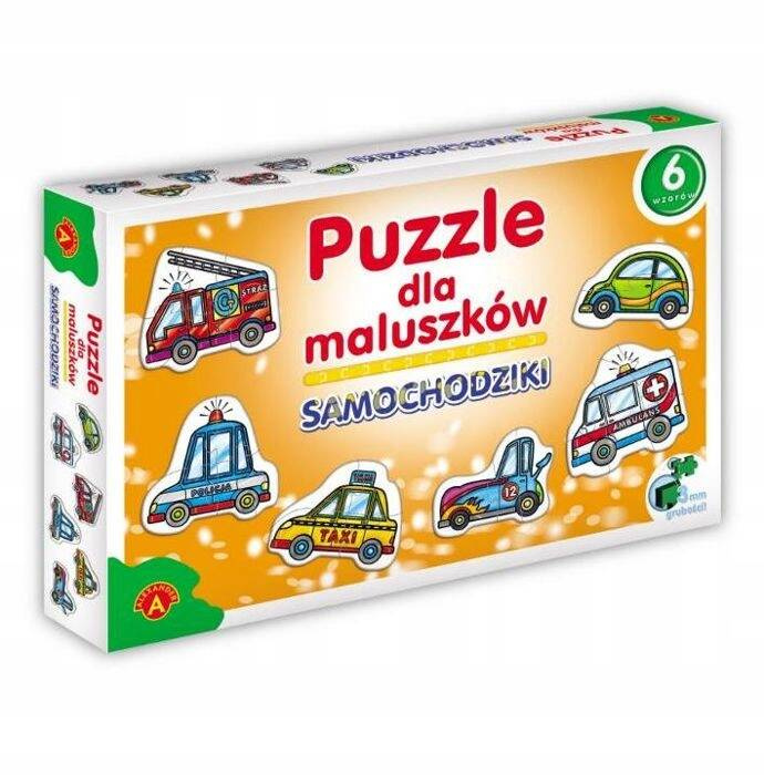 Puzzle Dla Maluszków SAMOCHODZIKI Układanka Dla 3 Latka 3+ Alexander_1