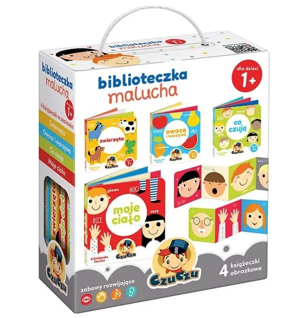 Biblioteczka Malucha 4 Książeczki Harmonijki 1+ CzuCzu_1