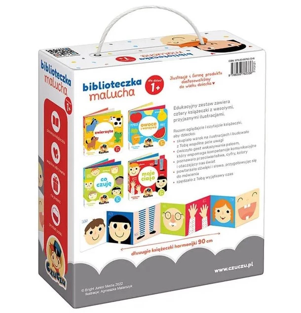 Biblioteczka Malucha 4 Książeczki Harmonijki 1+ CzuCzu_5