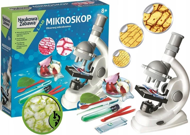 Mikroskop Dla Dzieci Doświadczenia Eksperyment Naukowa Zabawa 8+ Clementoni_1