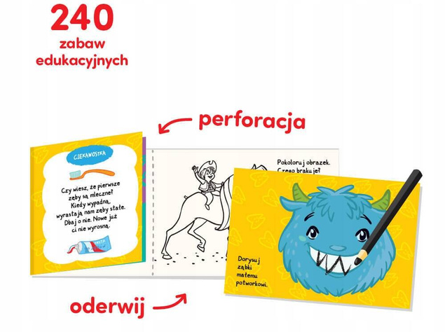 Książeczka Edukacyjna Dla Dzieci Zabawy Logiczne 240+ Zadań 4-5+ CzuCzu_2