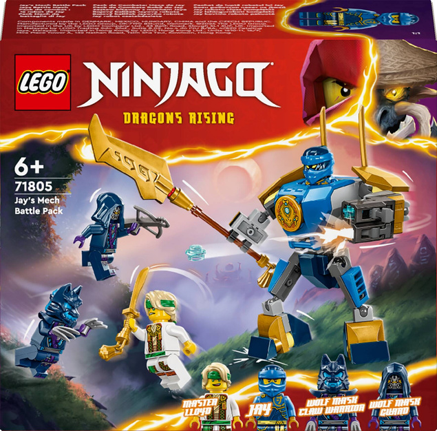 LEGO Ninjago Zestaw Bitewny Z Mechem Jaya 78el. 6+ 71805_2