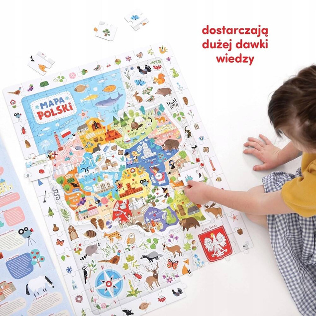 Puzzle Obserwacyjne Mapa Polski 117el. 5+ CzuCzu 6725697_4