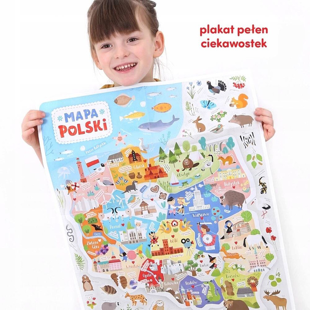 Puzzle Obserwacyjne Mapa Polski 117el. 5+ CzuCzu 6725697_5