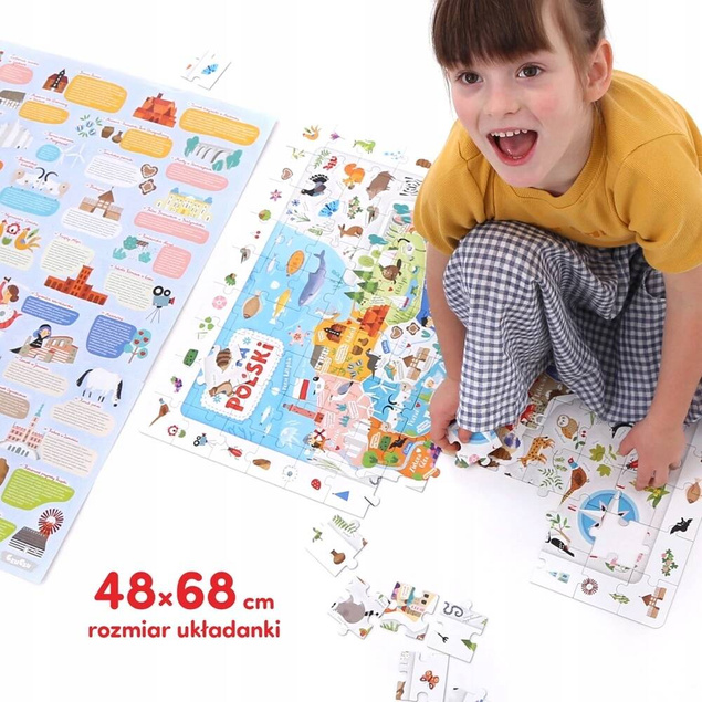 Puzzle Obserwacyjne Mapa Polski 117el. 5+ CzuCzu 6725697_6