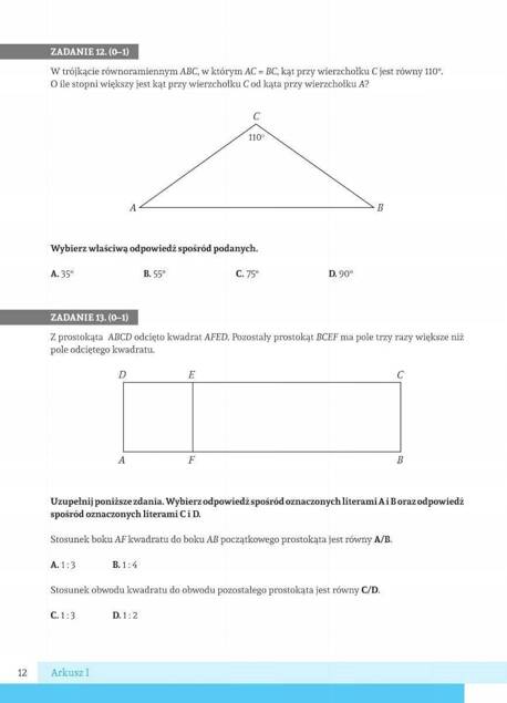 Egzamin Ósmoklasisty ANGIELSKI POLSKI MATEMATYKA Arkusze Egzaminacyjne SBM_7