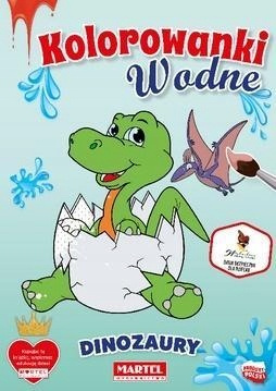 Kolorowanka wodna Dinozaury_1