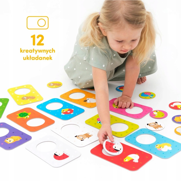 Układanki Z Dziurką Przyjaciele Puzzle 15M+ CzuCzu_4