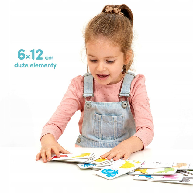 KOLORY Domino Gra Dla Dzieci Układanka 2+ CzuCzu_5