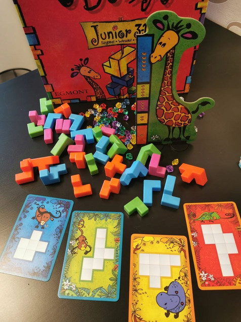 Ubongo Junior 3D Gra Planszowa Spostrzegawczość Logiczne Myślenie 5+ Egmont_7