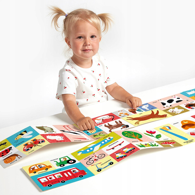 Biblioteczka 100 PIERWSZYCH SŁÓW Książeczki Harmonijki 1+ CzuCzu_3