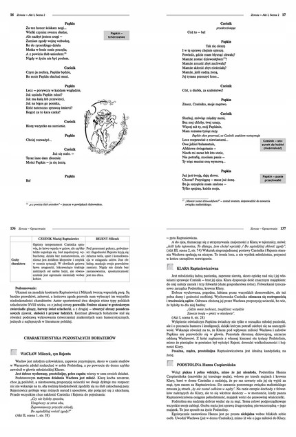 Lektura Z Opracowaniem ZEMSTA MAŁY KSIĄŻĘ DZIADY II OPOWIEŚĆ WIGILIJNA Greg_3