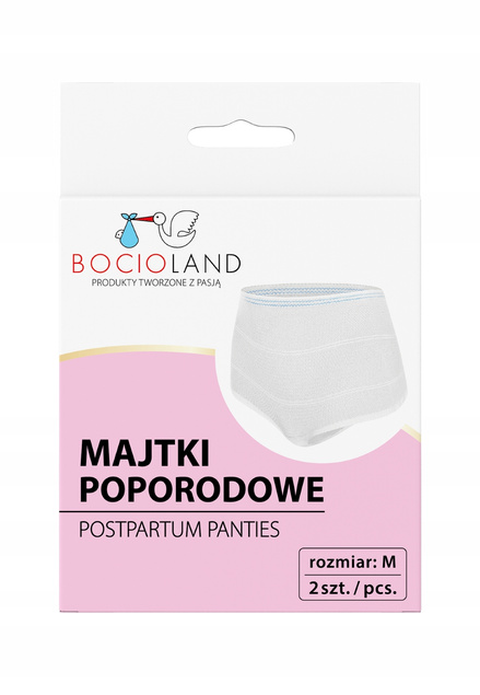 BOCIOLAND WIELORAZOWE MAJTKI POPORODOWE SIATECZKOWE M 2szt BL026_3