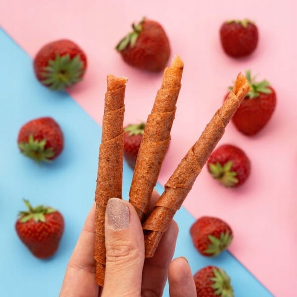 Rollsy TRUSKAWKOWE z Witaminą D3 z Lanoliny 50g Naturalnie Zdrowi_3