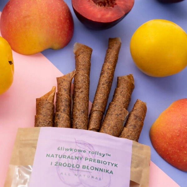 Rollsy ŚLIWKOWE Naturalny Prebiotyk i Źródło Błonnika 50g Naturalnie Zdrowi_2