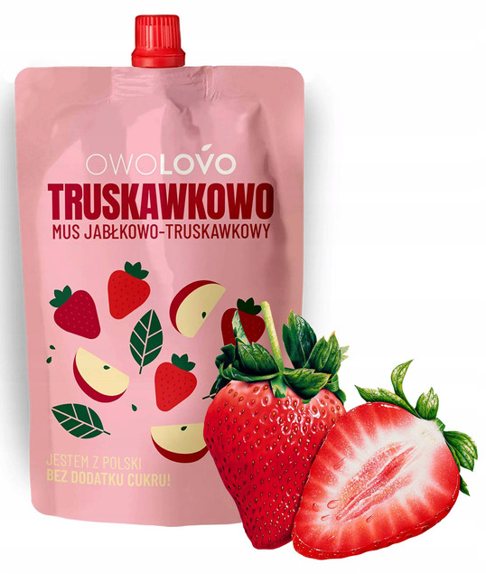 OWOLOVO Mix Musów TUBKA dla Dzieci Dorosłych 40x200g MEGA ZESTAW 10 Smaków_3