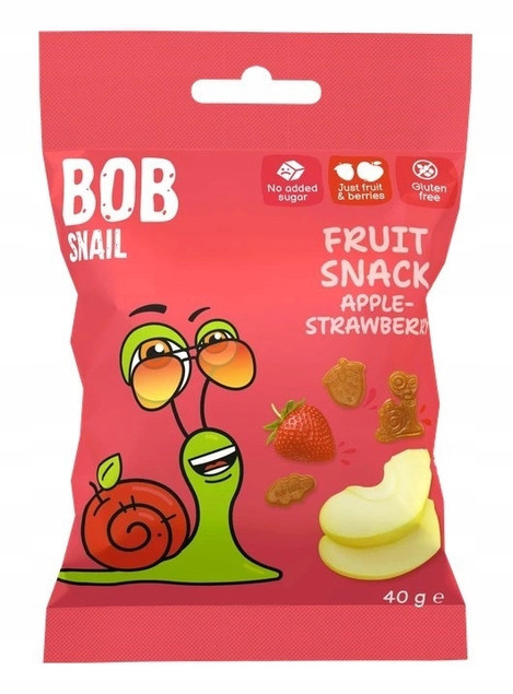 BOB SNAIL Żelki Owocowe MIX SMAKÓW Bez Dodatku Cukru 280g_5