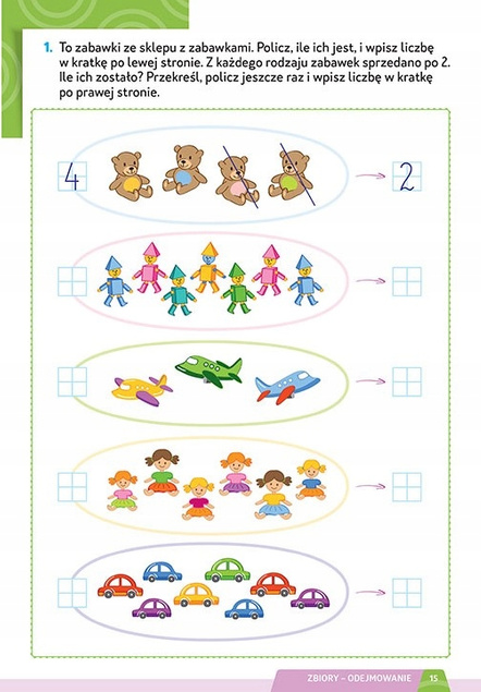 ZESTAW 3 Książeczek - DODAWANIE ODEJMOWANIE MNOŻENIE DZIELENIE Greg kl 1-3_3