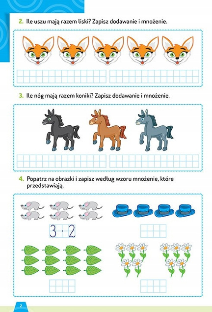 ZESTAW 3 Książeczek - DODAWANIE ODEJMOWANIE MNOŻENIE DZIELENIE Greg kl 1-3_5