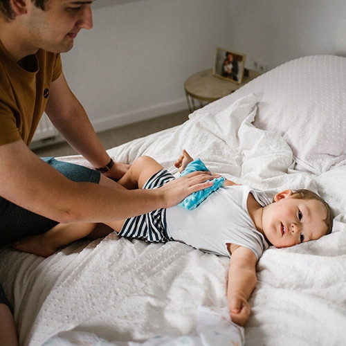 Termofor z PESTEK WIŚNI Na Kolkę Ból BŁĘKITNY BabyOno 796/03_8